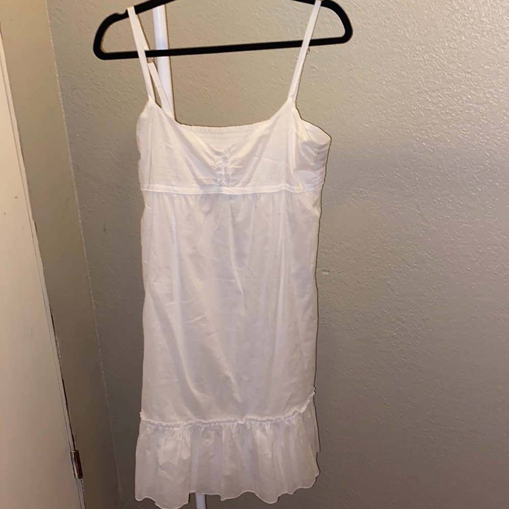 White cotton dress